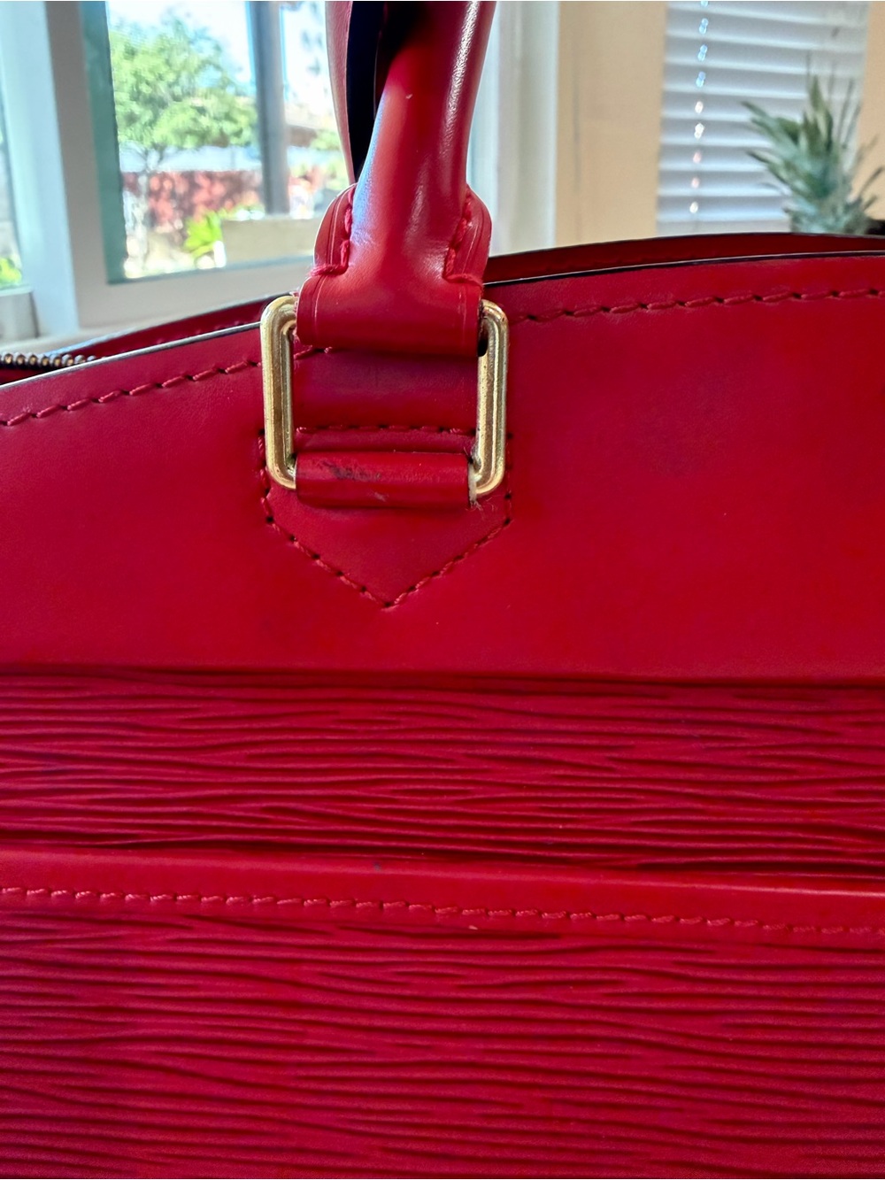 Louis Vuitton Epi Leather Riviera red Handbag - Picture 8 of 11
